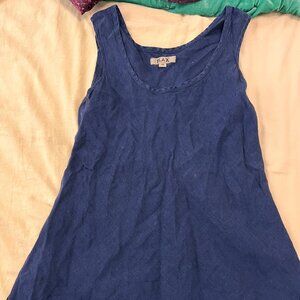 Flax 100% Linen Tunic Tank Top
